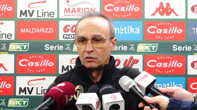 Bari-Ascoli 1-0, la voce di Marino in zona mista: “Ho ritardato i cambi perchè la squadra era in crescita”