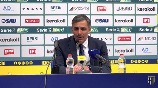 Modena-Parma 1-1, le voci di Pecchia (“Gran bella reazione dopo gol evitabile”) e Cobbaut