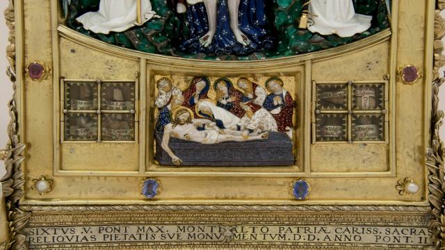 ''Il Reliquiario di Montalto: un capolavoro in gemme, oro e smalti'' in mostra ai Musei Vaticani a Roma