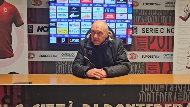 Pontedera-Ascoli 1-1, Menichini: “Tutti amareggiati per il gol preso nel finale, c'era anche un rigore per noi” 
