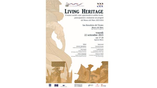 Museo del Mare di San Benedetto: conferenza 'Living Heritage' e passeggiata patrimoniale 'Radici, voci di mare'