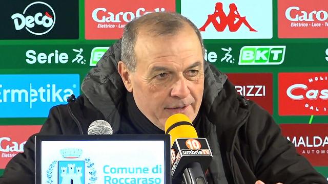 Bari-Perugia 0-2, voci Mignani (“Hanno fatto meglio di noi”) e Castori (“Ottima gara e vittoria meritata”)