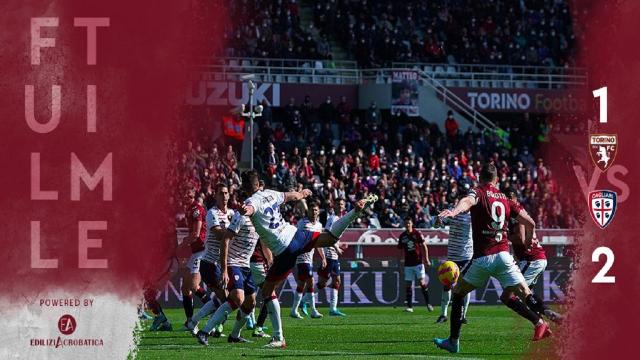 Torino-Cagliari 1-2, highlights