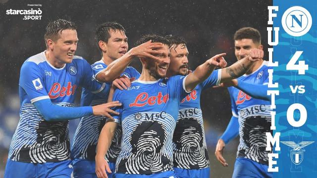 Napoli-Lazio 4-0, highlights