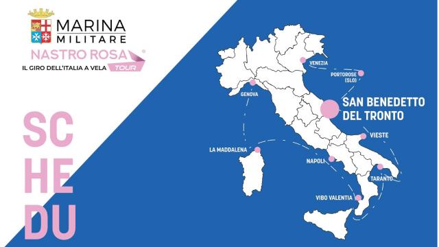 Nastro Rosa Tour, il Giro d’Italia a vela fa tappa a San Benedetto del Tronto