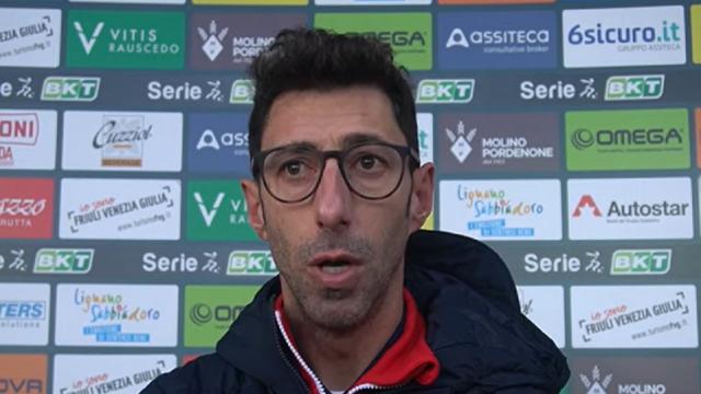 Pordenone-Cosenza 1-1, le voci di Tedino (“In 11 abbiamo dominato”) e Occhiuzzi (“Pari che dà respiro”)