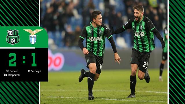 Sassuolo-Lazio 2-1, highlights