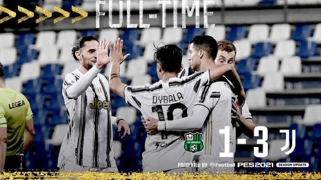 Sassuolo-Juventus 1-3, highlights