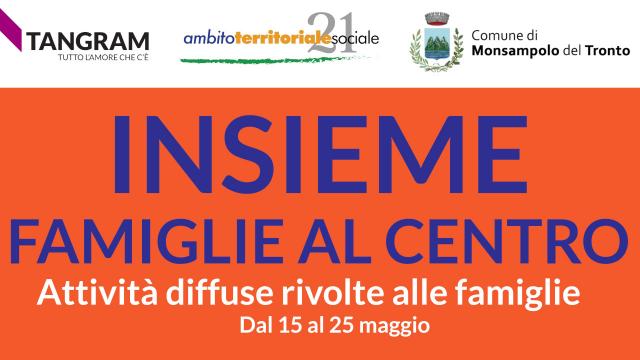 Al via a Monsampolo del Tronto il primo festival della famiglia e dell’educazione