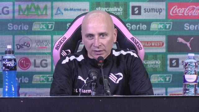 Palermo-Modena 4-2, voci Corini (“Abbiamo accorciato la classifica”) e Bianco (“Problemi fisici a centrocampo”)