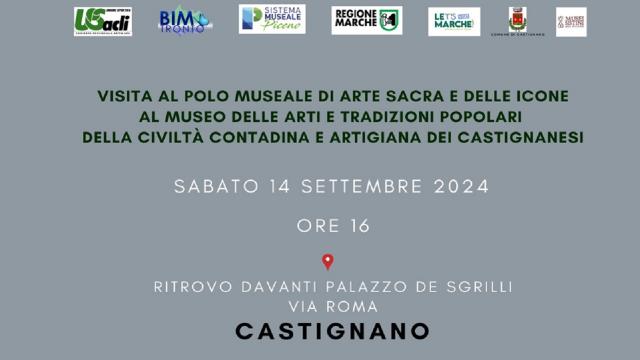 Unione Sportiva Acli e Bim Tronto, a Castignano una tappa del progetto ''Camminata dei musei''