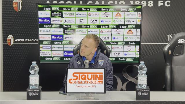 Ascoli-Brescia 1-1, la voce di Dickmann in sala stampa: “Punto d'oro su un campo difficilissimo. Sul gol è andata bene”