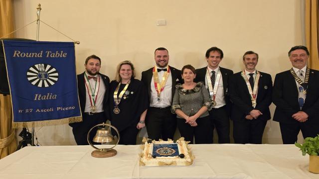 Ascoli Piceno,  cerimonia riapertura club service ''Round Table 27''