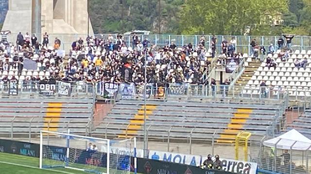 Ascoli Calcio, dato definitivo dei tifosi nel Settore Ospiti del “Sinigaglia” di Como