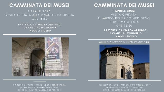 Ascoli Piceno: ''Camminata dei musei'', doppio appuntamento tra Pinacoteca Civica e Forte Malatesta