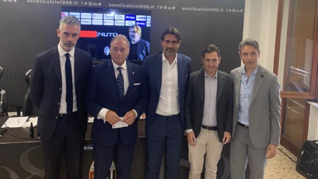 Ascoli Calcio, conferenza stampa di presentazione del nuovo allenatore William Viali