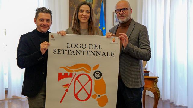 Quintana Ascoli Piceno, presentato il logo ufficiale del Settantennale 
