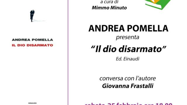San Benedetto del Tronto, lo scrittore Andrea Pomella presenta 'Il Dio disarmato'