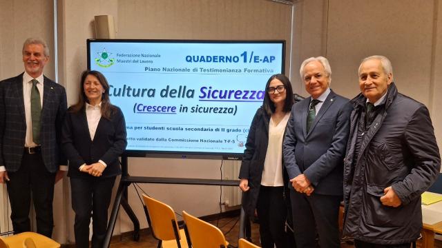 All’Istituto ''Augusto Capriotti'' di San Benedetto testimonianza formativa dei Maestri del Lavoro 