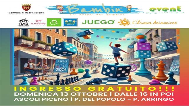 Ascoli, in piazza del Popolo ed Arringo arriva ''Bambin''