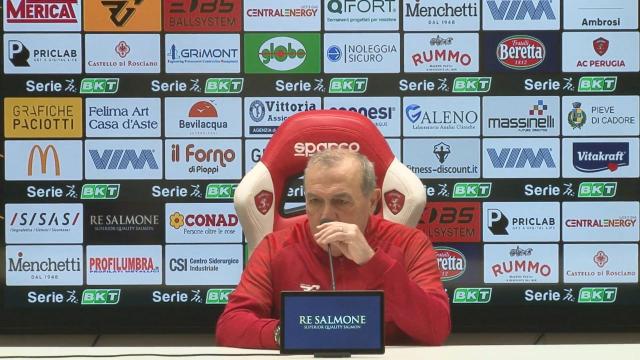 Perugia-Brescia 4-0, voci Castori (“Stiamo bene, concentriamoci su Ascoli”) e Rosi (“Soffochiamo gli avversari”)