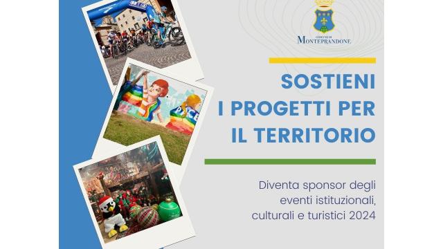 Cultura e turismo: Comune di Monteprandone cerca sponsor per gli eventi 2024