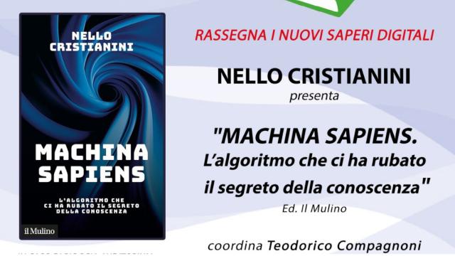 San Benedetto, incontri sull'Intelligenza Artificiale: al Circolo Nautico c'è Nello Cristianini