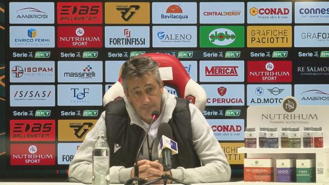 Perugia-Reggina 0-2, le voci di Alvini (“Loro cinici, noi no”) e Aglietti (“Prova di grande maturità”)