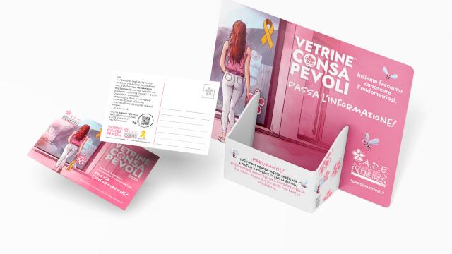 Associazione Progetto Endometriosi, call to action con le 'Vetrine Consapevoli'