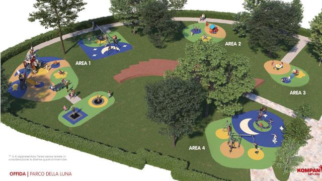 Offida, partono i lavori di totale restyling del Parco della Luna 'ex Bambinopoli'