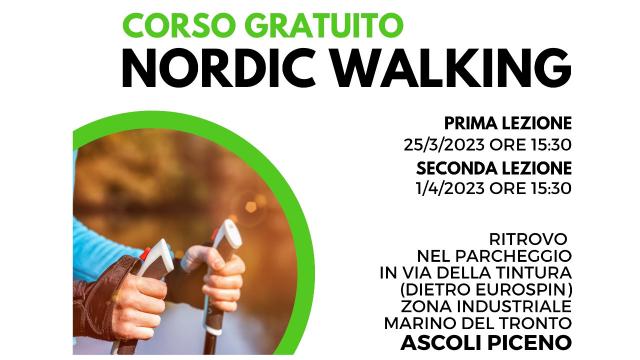 Ascoli Piceno, corso gratuito di Nordic Walking riservato ad un massimo di 15 persone