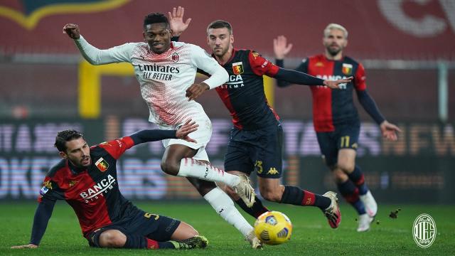 Genoa-Milan 2-2, highlights