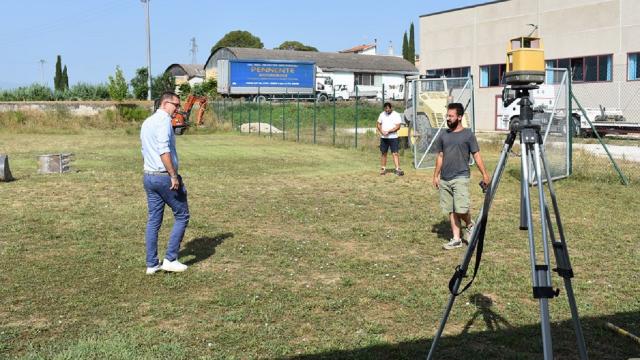 Monteprandone, al via i lavori del campo da basket a Centobuchi per un investimento da 90mila euro