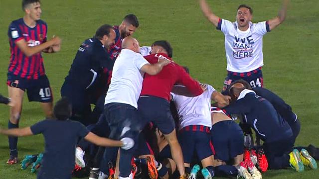 Playout Serie B, Cosenza-Vicenza 2-0. La doppietta di Larrivey salva i Lupi e spedisce in C i veneti
