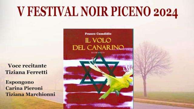 A Centobuchi terzo appuntamento per il 5° Festival Noir Piceno 2024 con Franco Casadidio