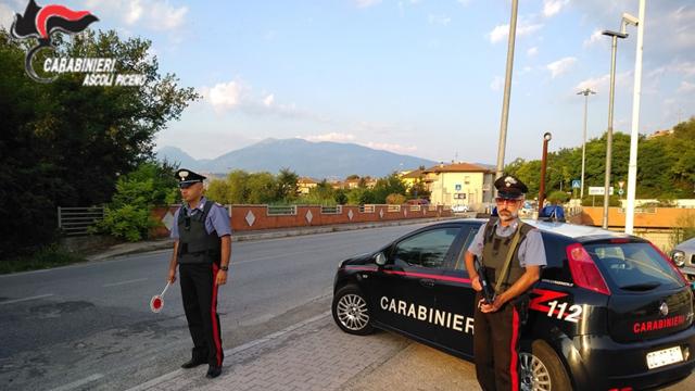 Carabinieri Ascoli Piceno, preoccupante numero sanzioni per guida in stato alterato durante controlli ponte Ferragosto