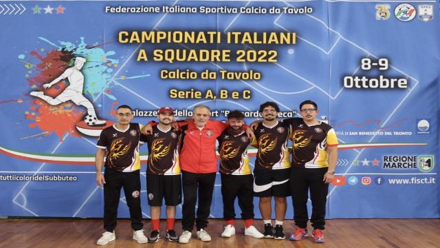 Subbuteo: l'Ascoli torna in A, dominato il campionato di Serie B. Bene il Picchio nel torneo di C