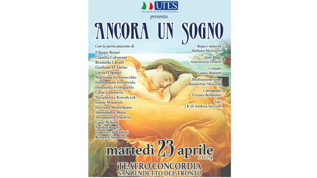 Utes di San Benedetto del Tronto, spettacolo al Teatro Concordia: 'Ancora un sogno'