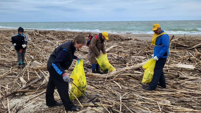 Circolo Legambiente 'Lu Cucale' di San Benedetto del Tronto, prima giornata pulizia spiaggia alla Riserva Sentina