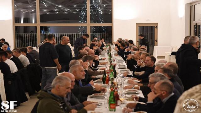 Atletico Ascoli, cena di Natale con squadra e sponsor per celebrare un eccellente 2024