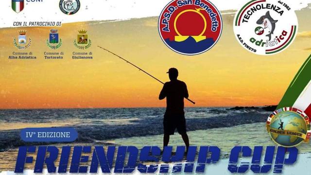 Al via sulle spiagge di Alba Adriatica, Tortoreto e Giulianova gara pesca internazionale - 4^ Edizione 'Friendship Cup'