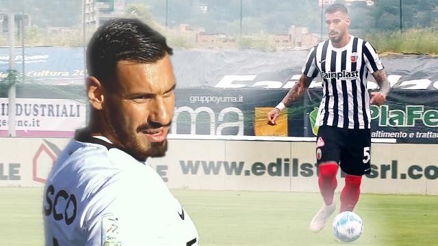 Ascoli Calcio, Falasco chiude male la sua esperienza in bianconero. Ultima gara giocata a Gennaio con il Bari