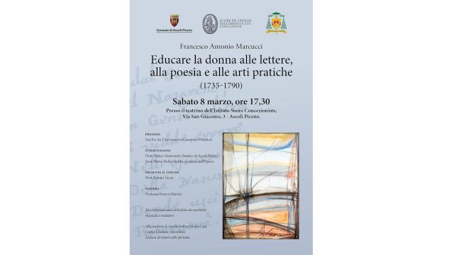 Ascoli Piceno, presentazione volume ''Educare la donna alle lettere, alla poesia, alle arti pratiche''