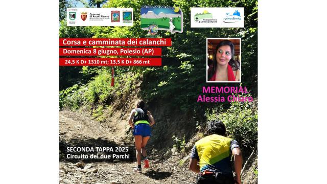 Festival dei due Parchi: a Polesio ''Memorial Alessia Chiaro'' con corsa e camminata dei calanchi