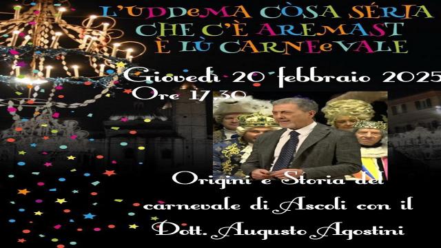 Ascoli: centro Ada-Bruno, progetto ''L’uddema cosa seria che c’è aremast è lu carnevale''