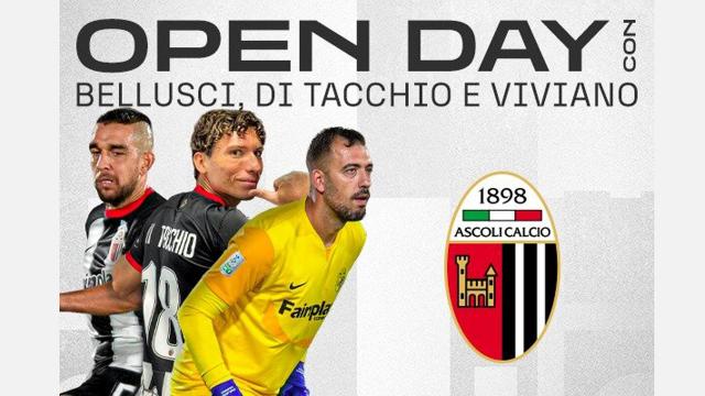 Open Day maschile Ascoli Calcio: Bellusci, Viviano e Di Tacchio incontrano i giovani calciatori