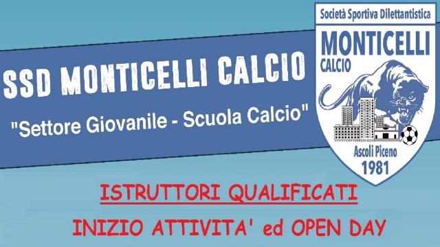 Monticelli, aperte le iscrizioni per il settore giovanile e la scuola calcio