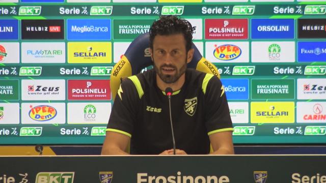Frosinone-Bari 1-0, voci Grosso (“Risultato pesante con avversari di qualità”) e Mignani (“Accettiamo espulsione”)