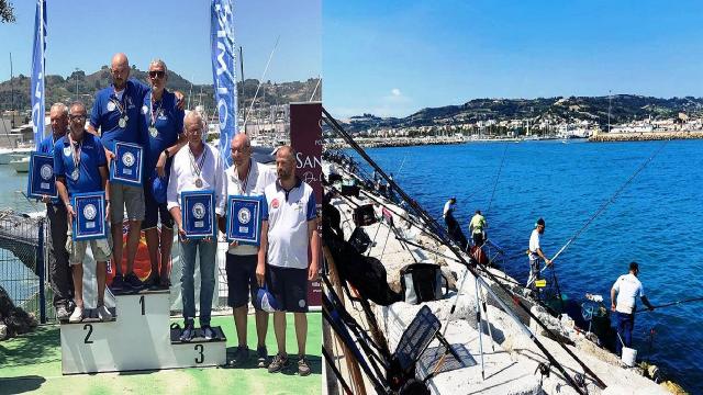 San Benedetto, Pantani e Collavoli si laureano campioni italiani di canna da riva al Molo Sud