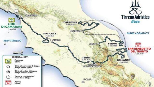 Tirreno Adriatico, tanto entusiasmo per il passaggio nell'Ascolano. A Bellante domina Pogacar